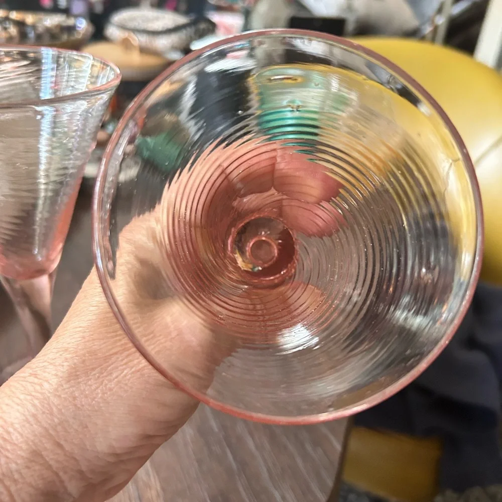 Vintage cocktail, glasses